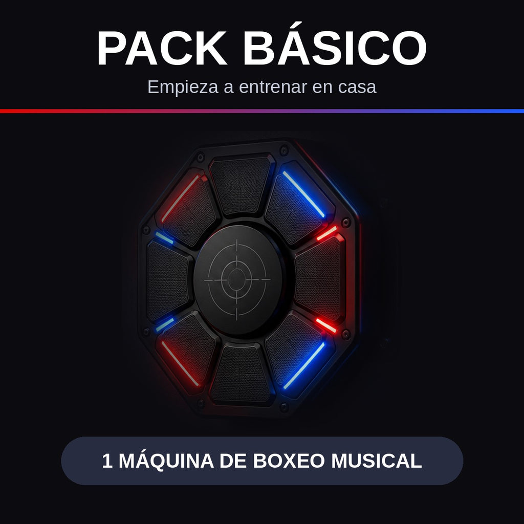 Máquina de Boxeo Musical para Casa con Luces LED